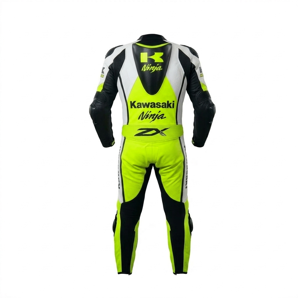 Full Body Cowhide Leather Racing Suit – Motorcycle Track Suit