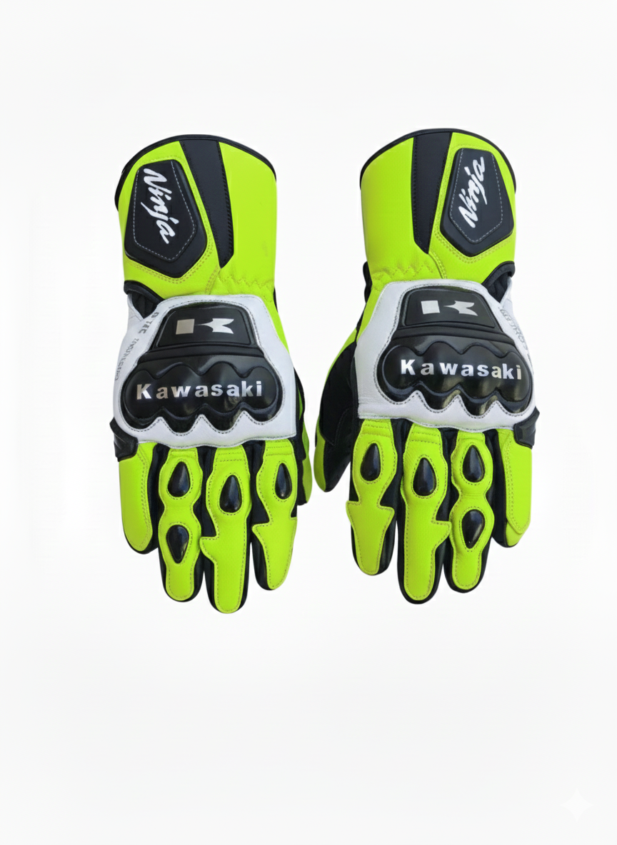 Premium Motorbike Leather Gloves – Racing & Sport Riding