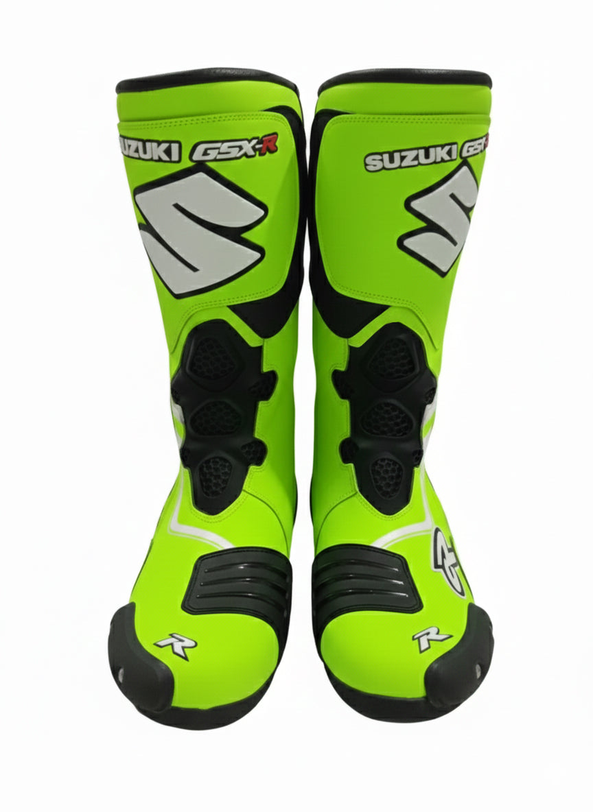 Leather Motorcycle Riding Boots – Performance Racing Shoes