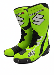 Leather Motorcycle Riding Boots – Performance Racing Shoes