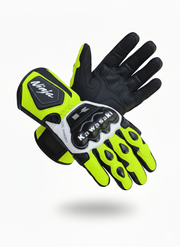 Full Leather Motorcycle Racing Gloves – Protective Riding Gear