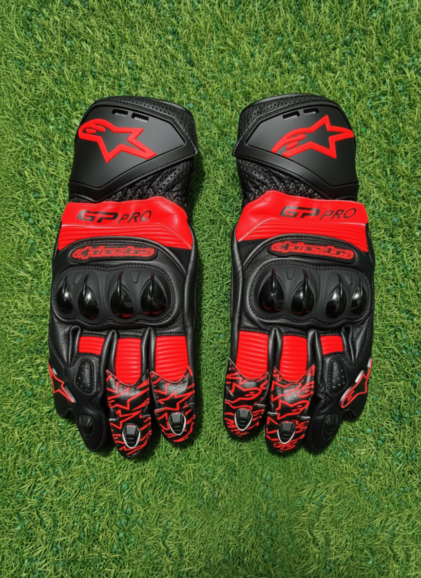 Leather Motorbike Riding Gloves – Sport & Track Gloves
