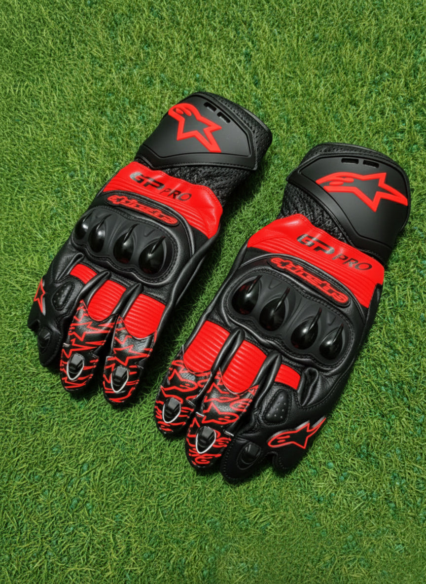 Leather Motorbike Riding Gloves – Sport & Track Gloves