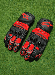 Leather Motorbike Riding Gloves – Sport & Track Gloves