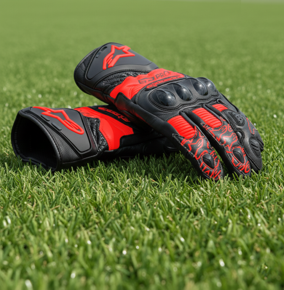 Leather Motorbike Riding Gloves – Sport & Track Gloves