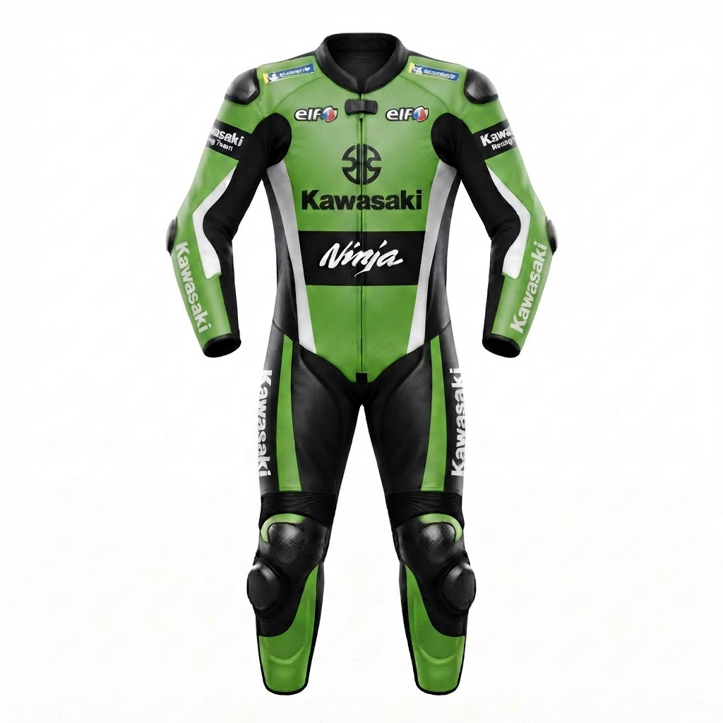 Full Body Cowhide Leather Racing Suit – Motorcycle Track Suit