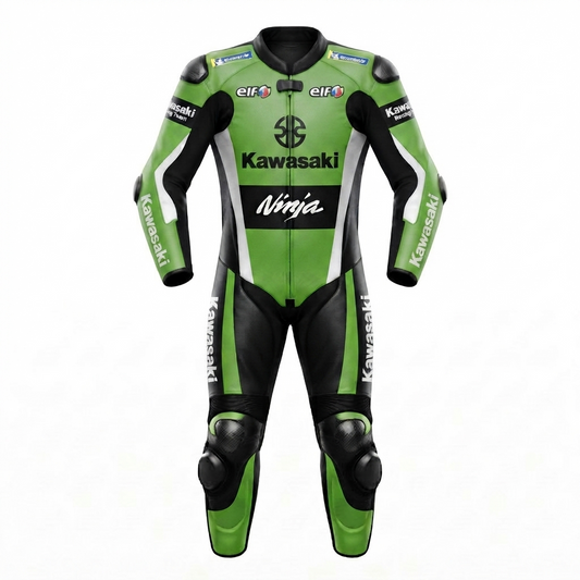 Full Body Cowhide Leather Racing Suit – Motorcycle Track Suit