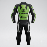 Full Body Cowhide Leather Racing Suit – Motorcycle Track Suit