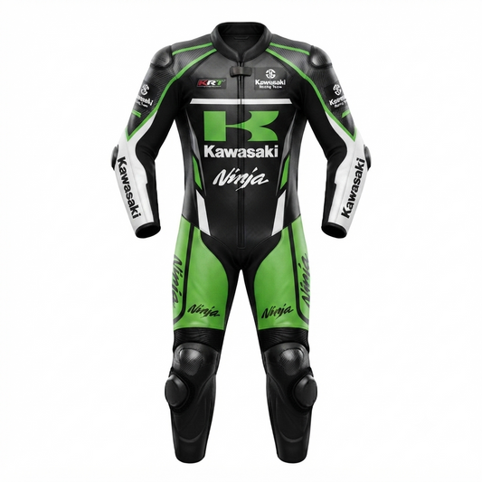 1.3mm Genuine Leather Motorbike Racing Suit – Protective Gear