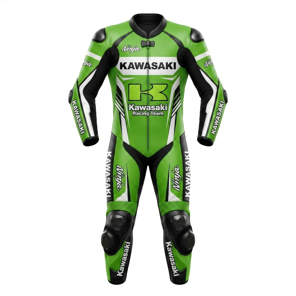 Professional Motorcycle Leather Racing Suit – CE Approved Armor