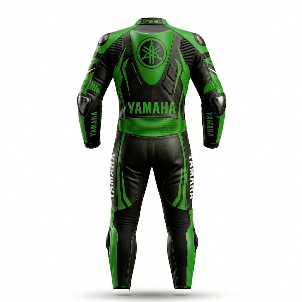 Digital Print Full Body Cowhide Leather Racing Suit – Motorcycle Track Suit