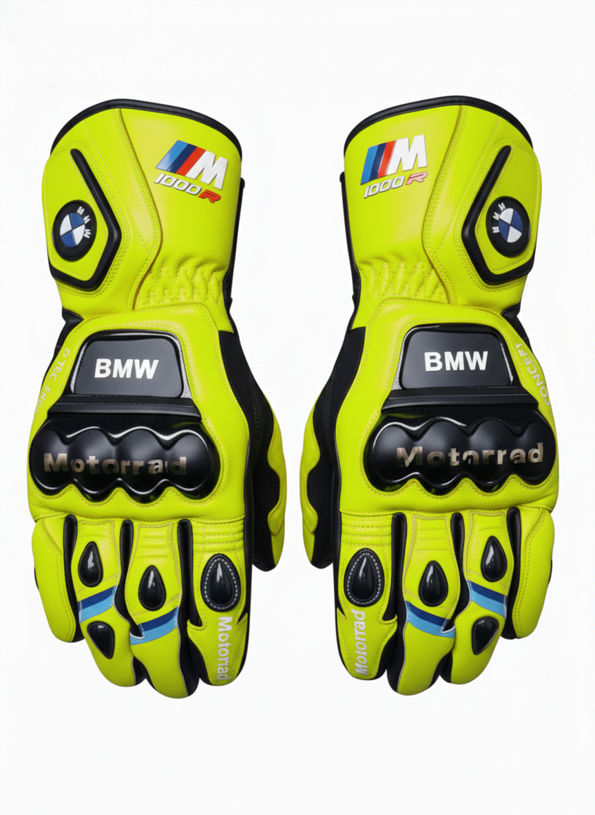 Men’s Leather Motorcycle Gloves – Sport & Racing