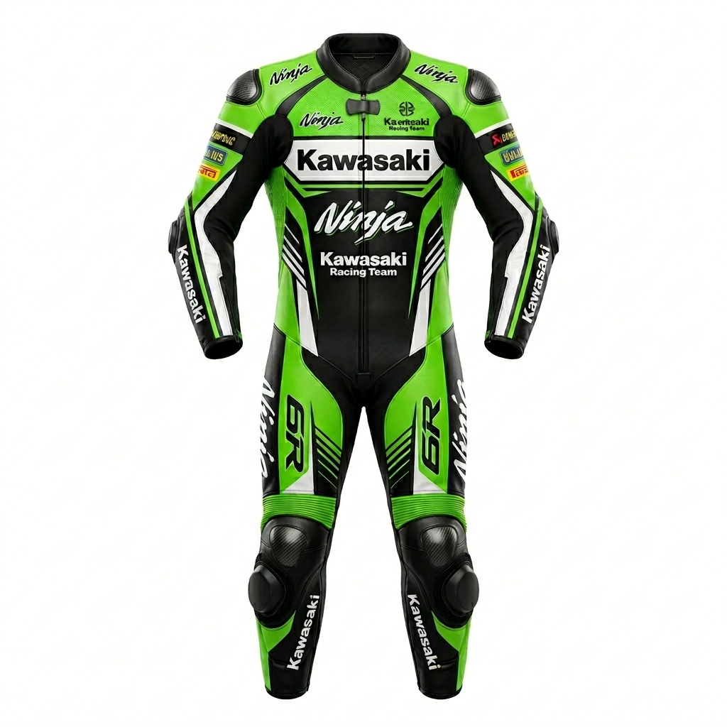 1.3mm Genuine Leather Motorbike Racing Suit – Protective Gear