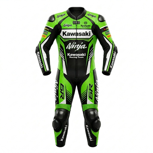 1.3mm Genuine Leather Motorbike Racing Suit – Protective Gear