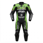 Men’s 1.3mm Leather Motorcycle Racing Suit – Protective Armor