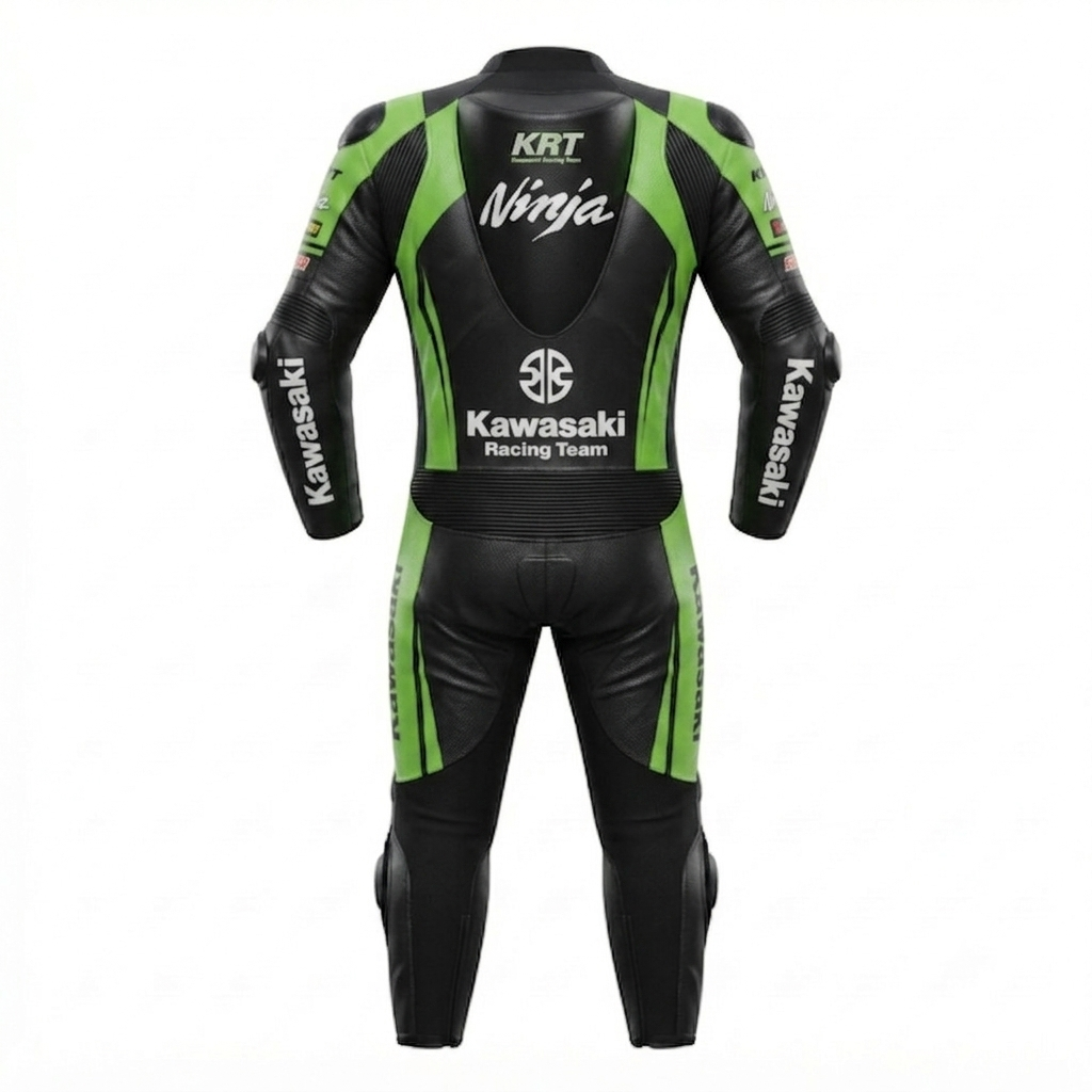Men’s 1.3mm Leather Motorcycle Racing Suit – Protective Armor