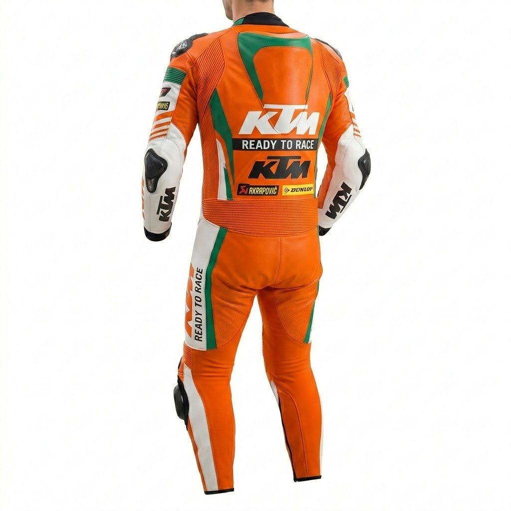 Premium Cowhide Leather Motorbike Racing Suit – CE Approved