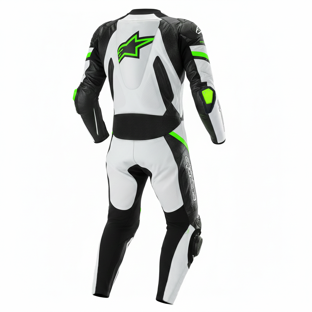 Professional Motorcycle Leather Racing Suit – CE Approved Armor