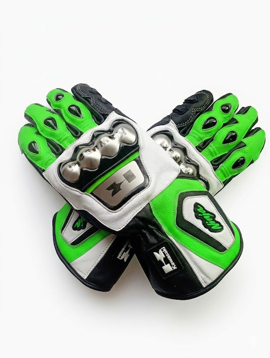 Motorcycle Leather Racing Gloves – Protective Riding Gloves