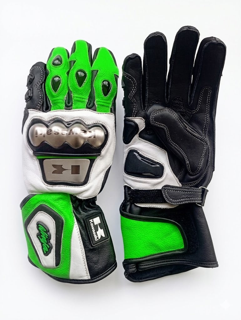 Motorcycle Leather Racing Gloves – Protective Riding Gloves