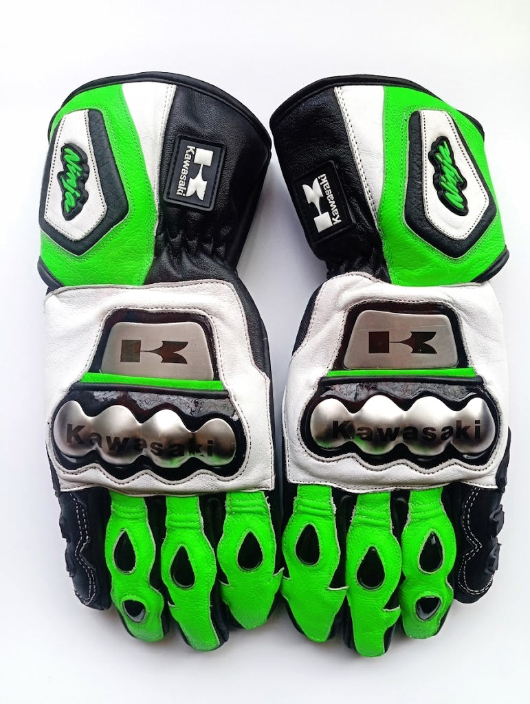 Motorcycle Leather Racing Gloves – Protective Riding Gloves