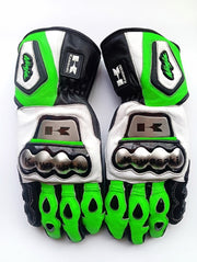 Motorcycle Leather Racing Gloves – Protective Riding Gloves