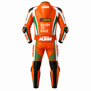 Men’s 1.3mm Leather Motorcycle Racing Suit – Protective Armor
