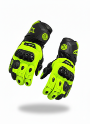 Full Leather Motorcycle Racing Gloves – Protective Riding Gear
