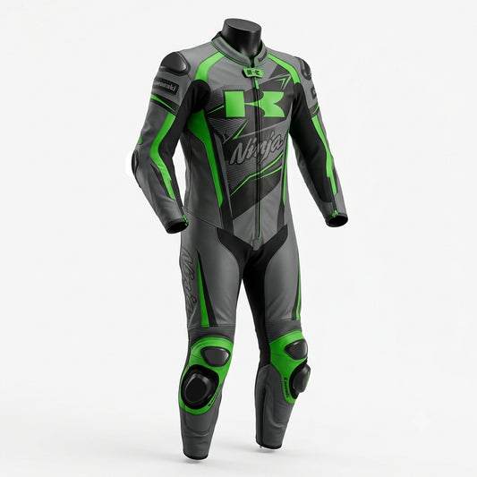 Premium Leather Motorbike Suit – CE Approved Protective Armor