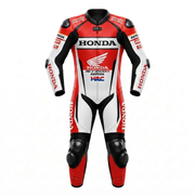 Premium Cowhide Leather Motorbike Racing Suit – CE Approved
