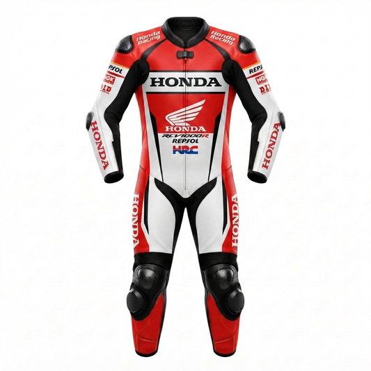 Premium Cowhide Leather Motorbike Racing Suit – CE Approved