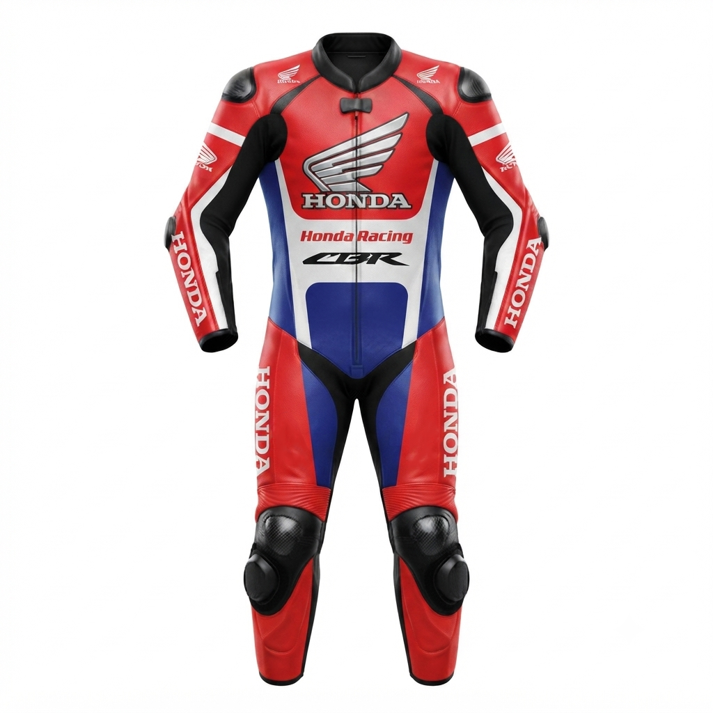 Premium Leather Motorbike Suit – CE Approved Protective Armor
