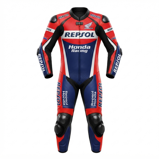 Cowhide Leather Motorcycle Racing Suit – Sport & Track Riding