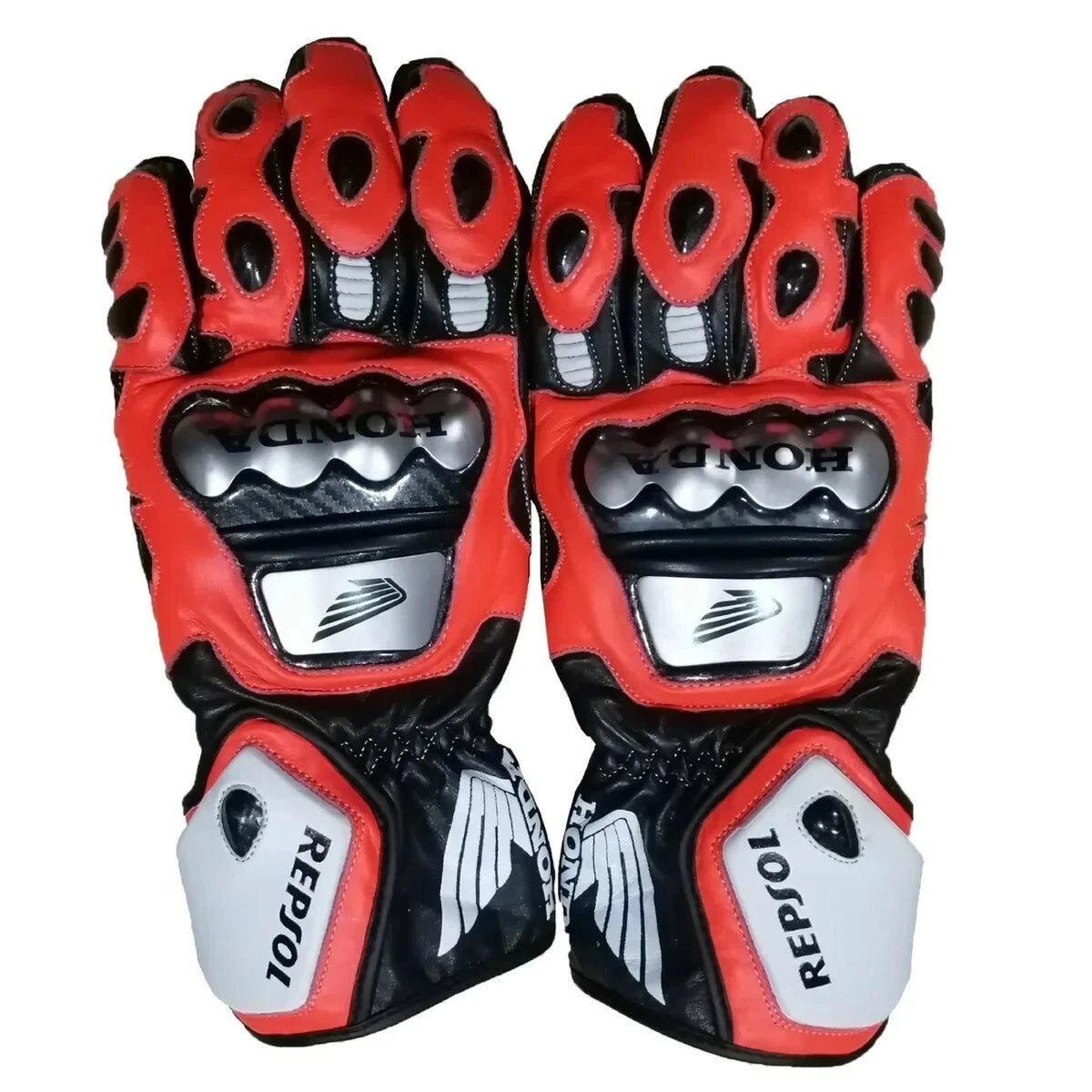 Motorcycle Leather Racing Gloves – Protective Riding Gloves