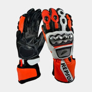 Motorcycle Leather Racing Gloves – Protective Riding Gloves
