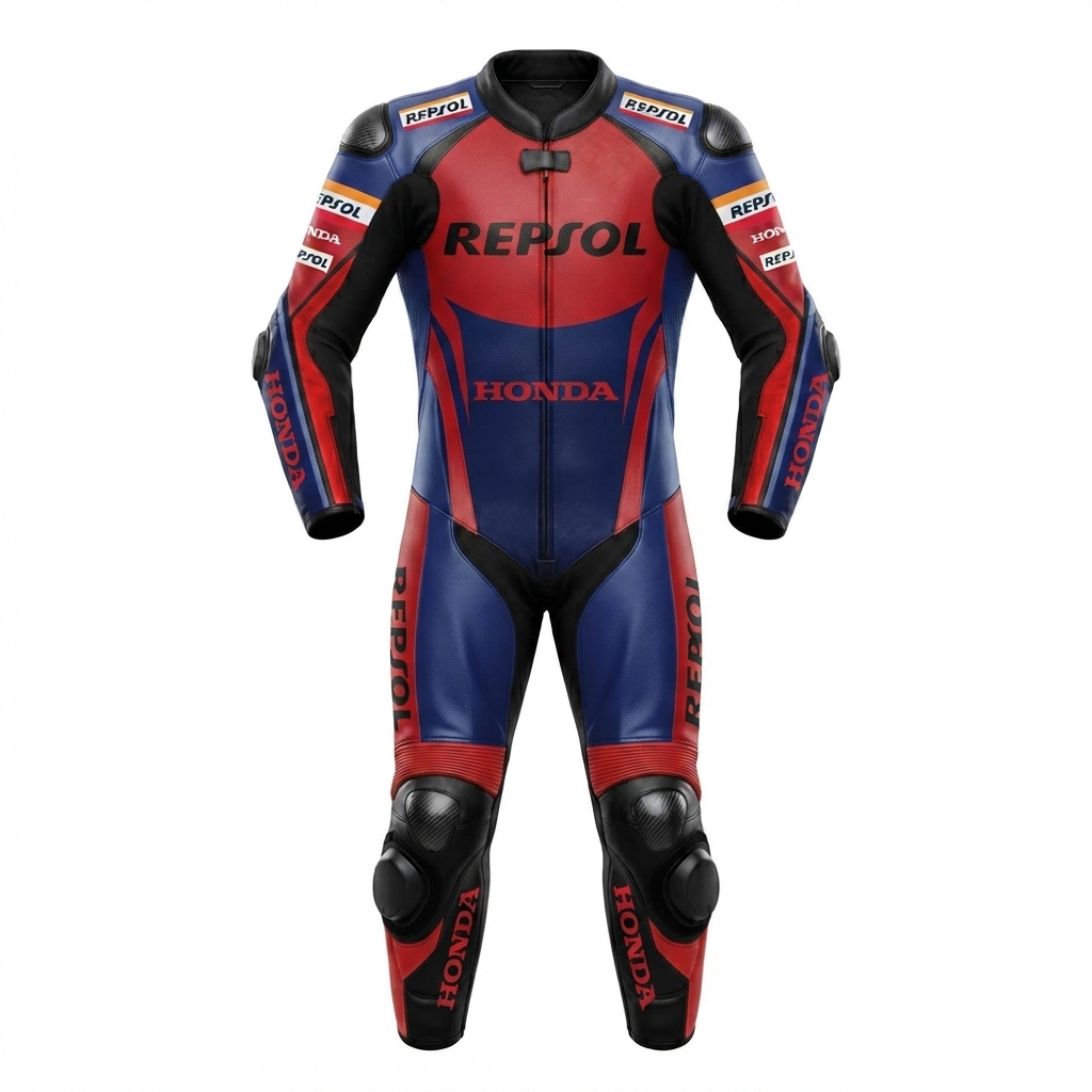 Full Grain Cowhide Motorcycle Racing Suit – 1.3mm Leather