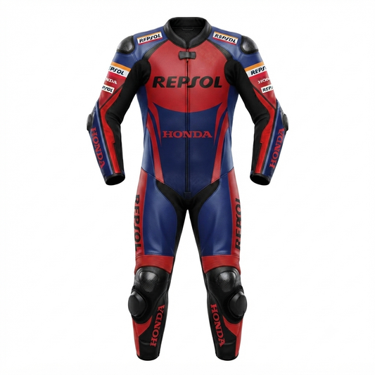 Full Grain Cowhide Motorcycle Racing Suit – 1.3mm Leather