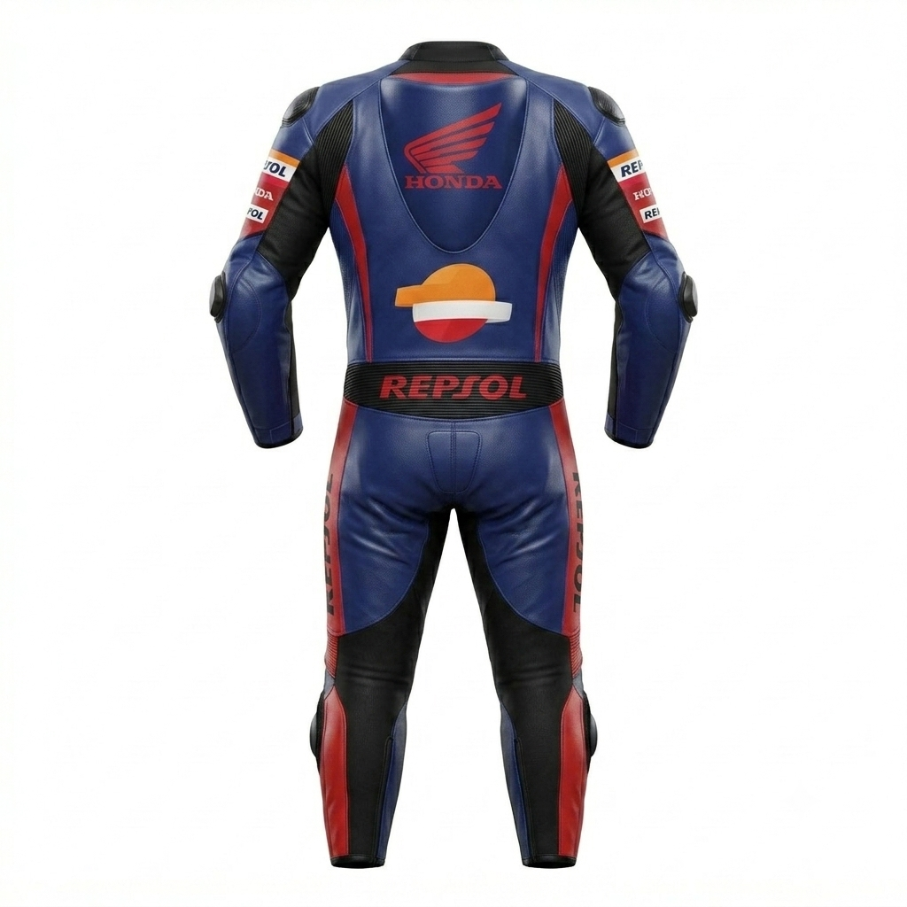 Full Grain Cowhide Motorcycle Racing Suit – 1.3mm Leather