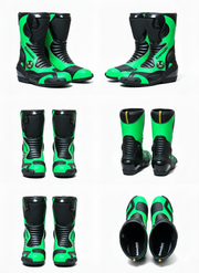 Men’s Leather Motorcycle Riding Shoes – Sport Racing