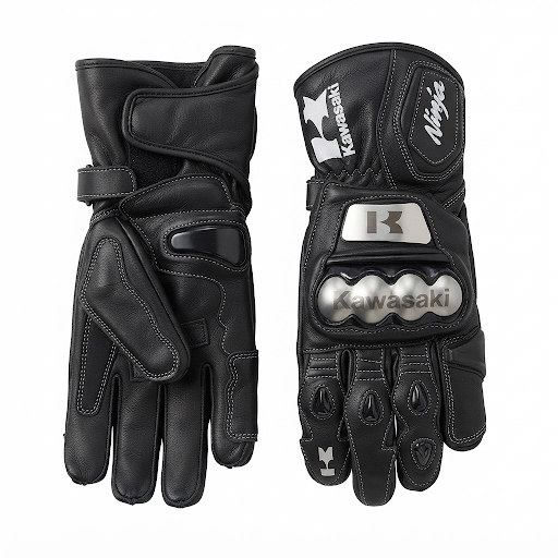 Motorcycle Racing Gloves – Durable Leather Protective Gloves