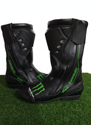 Motorbike Leather Racing Shoes – Protective Riding Boots