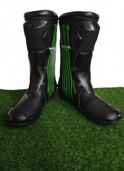 Motorbike Leather Racing Shoes – Protective Riding Boots