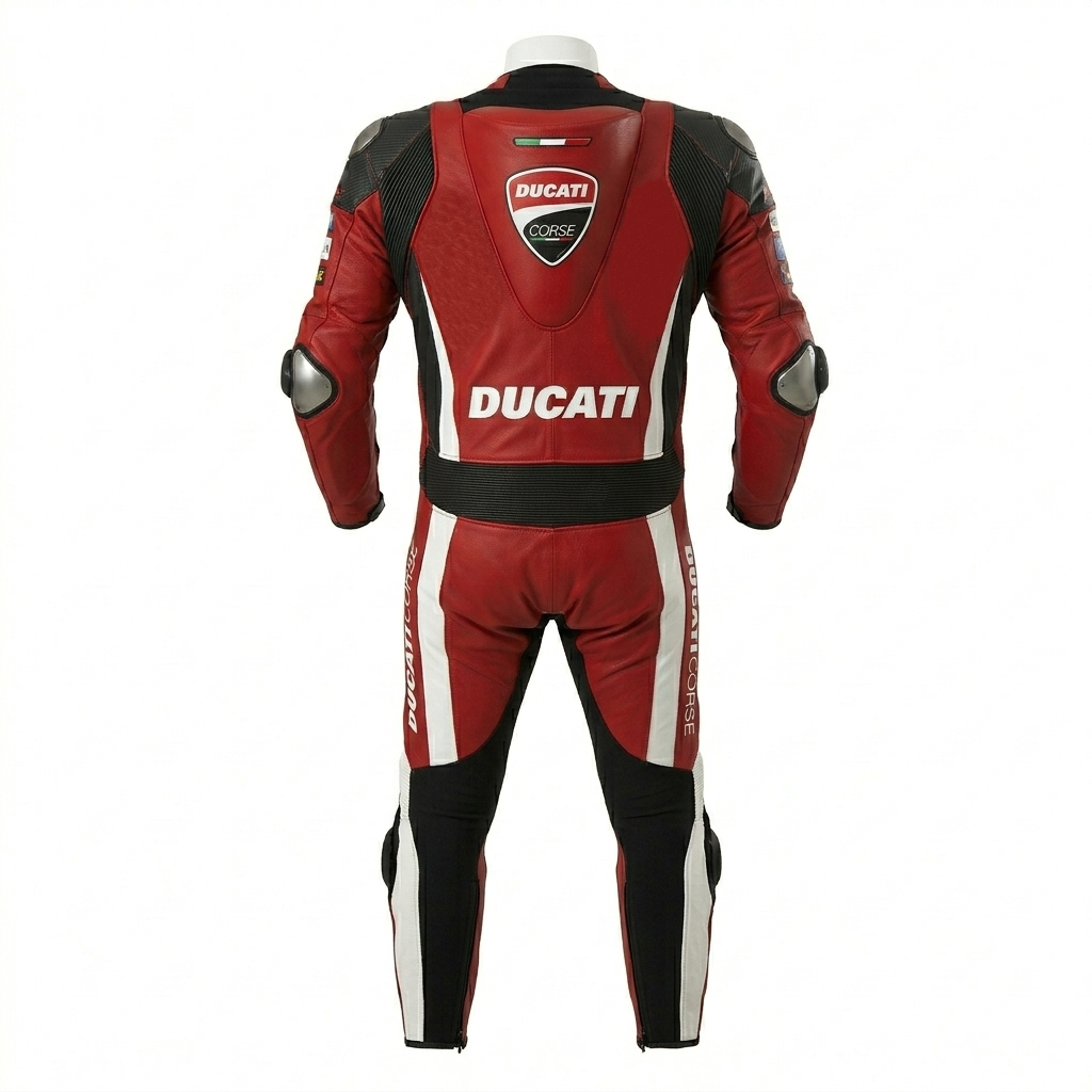 1.3mm Genuine Leather Motorbike Racing Suit – Protective Gear