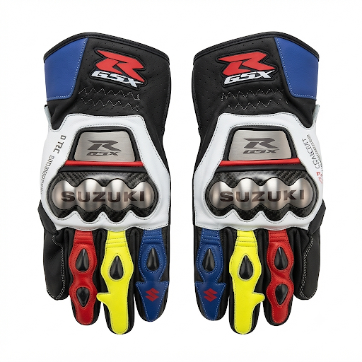 Motorcycle Leather Racing Gloves – Protective Riding Gloves