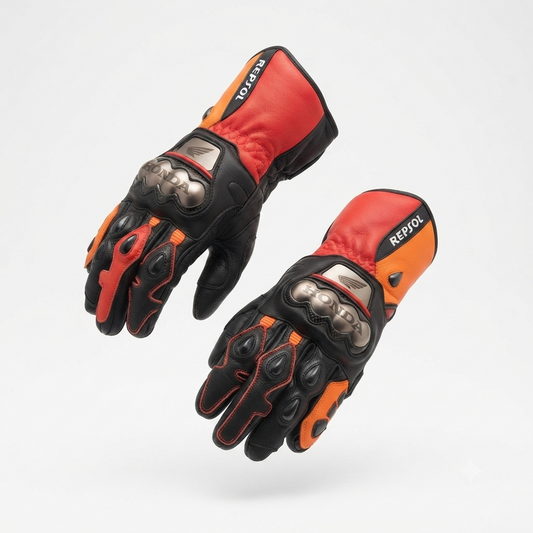 Men’s Leather Motorcycle Gloves – Sport & Racing