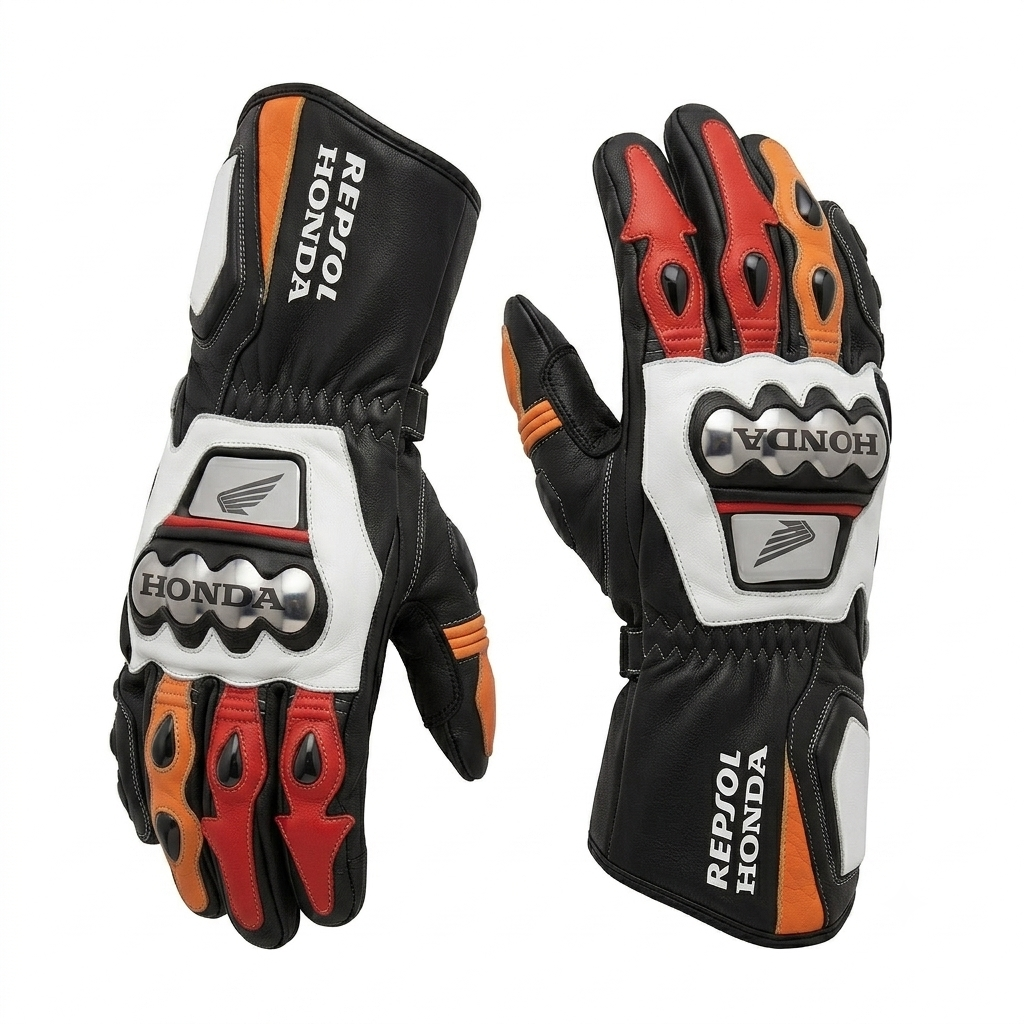 Premium Motorbike Racing Gloves – Leather Riding Gloves
