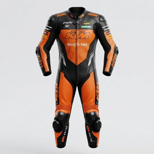 1.3mm Genuine Leather Motorbike Racing Suit – Protective Gear