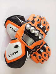 Motorcycle Racing Gloves – Durable Leather Protective Gloves