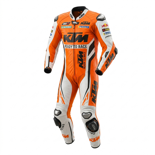 1.3mm Cowhide Leather Motorcycle Racing Suit – CE Armor