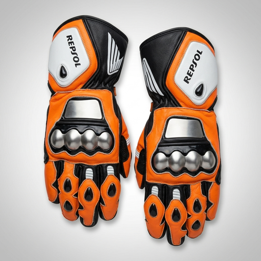 Leather Motorbike Riding Gloves – Sport & Track Gloves